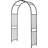 47'' W x 17.5'' D Steel Arbor in Black