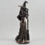 Henschler Witch with Cat Bronze Sculpture
