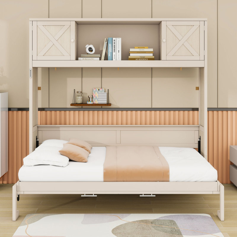 Full Murphy Bed with Cabinets
