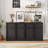 31.5"H Sideboard Buffet Cabinet with 2/4 Drawers, Large Coffee Storage Cabinet, Modern Buffet Table for Kitchen, Dining Room, Living Room, Farmhouse Accent Console-1856507705