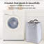 Panier à linge en velours côtelé 55L-114884642