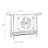 Classical Decorated Porch Cabinet