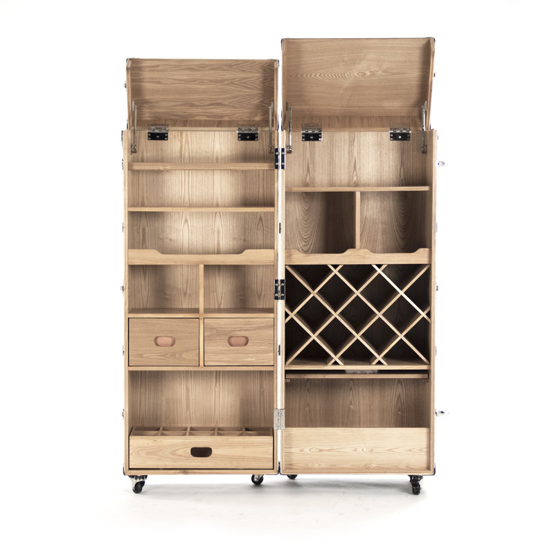 Sinclair Solid Wood Bar Cabinet