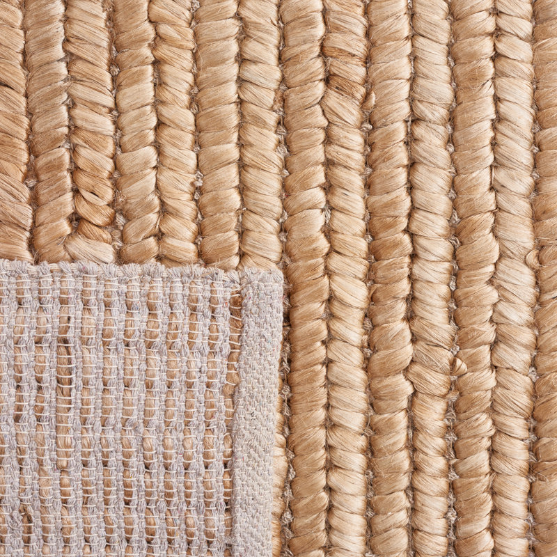 Ralph Lauren Bajada Jute, Cotton Solid Color Rug, Rectangle 5' x 8'