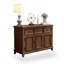 Buffet en bois manufacturé et brun noisette