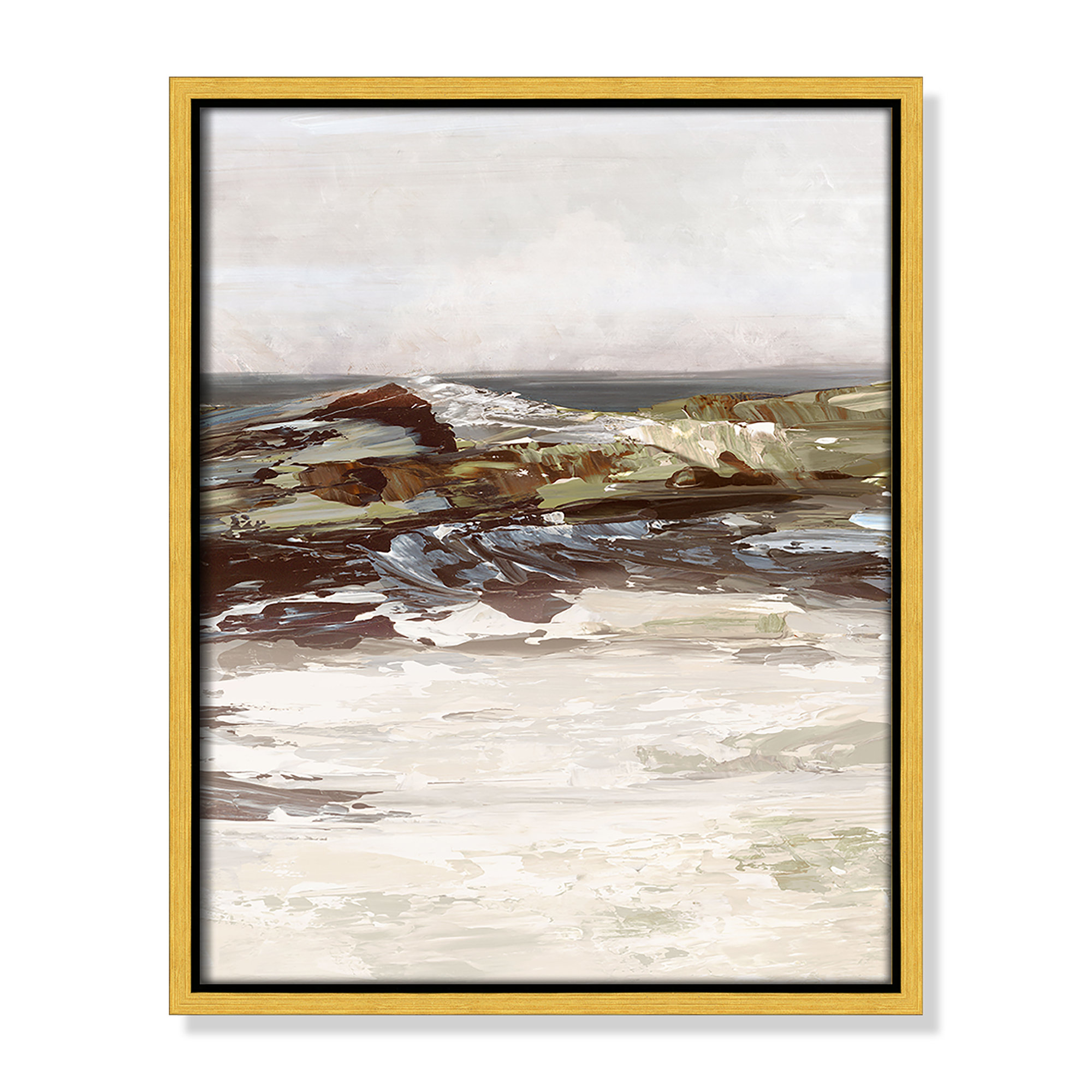 Stoney Peak Print by , Gold, 15.5" H x 12.5" W
