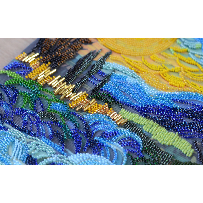 Ensemble de broderie Abris Art Bead - là derrière la cascade