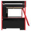 Lit mezzanine en bois avec bureau-1841328381