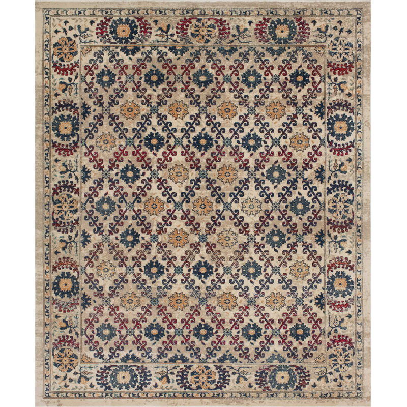 Cuthbertson Oriental Indoor Rug, Rectangle 5'3" x 7'10"