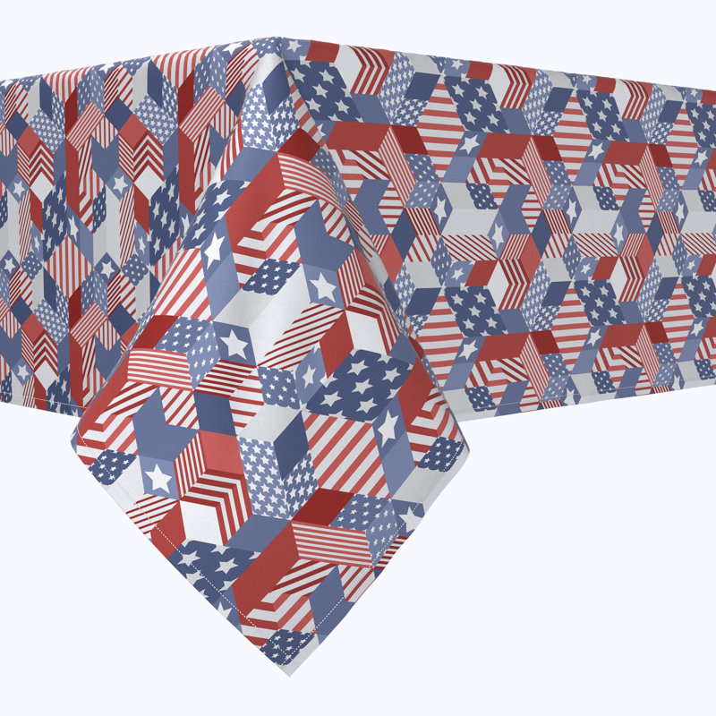 Temperance Patriotic Tablecloth, 54" x 54"
