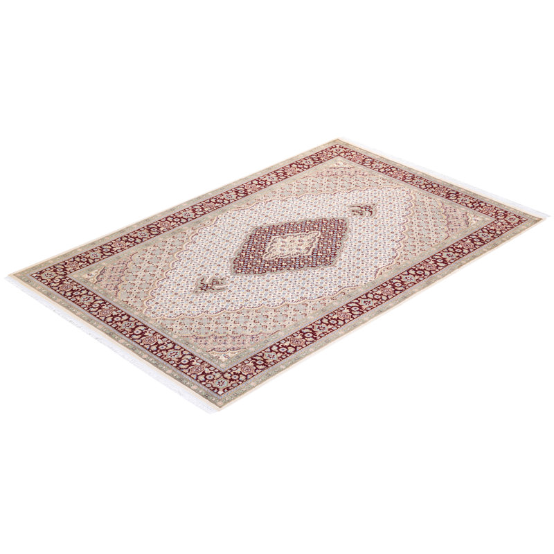 Classic One-of-a-Kind 6'2" X 9'5" Hand Knotted Area Rug