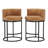 Finley 26" Swivel Counter Stool With Cylindrical Metal Frame-121042925