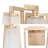 Nakaiah Dimmable Rose Gold Vanity Light-627047561