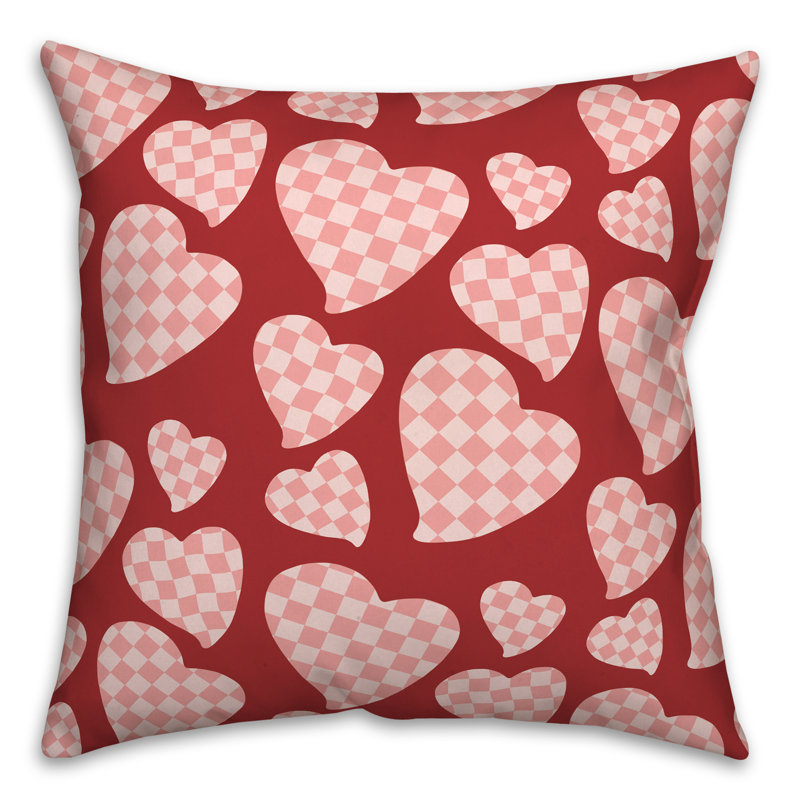 No Pattern And Not Solid Color Reversible Throw Pillow