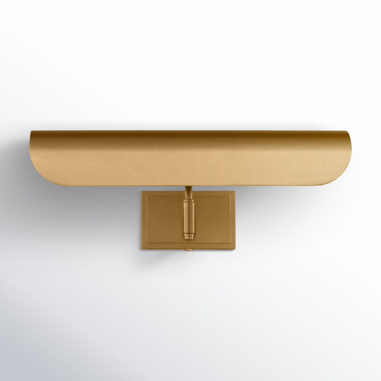 Romaine 2 - Light Picture Light, 7.75" H x 13" W x 9.13" D, Brushed Brass