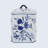 Decorative Tall Floral Box Jar with Lid for Home Decor - Classic Chinoiserie Table Jar Accent for Living Room or Entryway Styling - 9", Blue & White