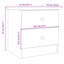 vidaXL Bedside Cabinet ALTA 41x35x41 cm Solid Wood Pine-1708654054