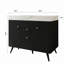36" Modern Freestanding Bathroom Vanity with Sintered Stone Top, Ceramic Sink & Smart Storage