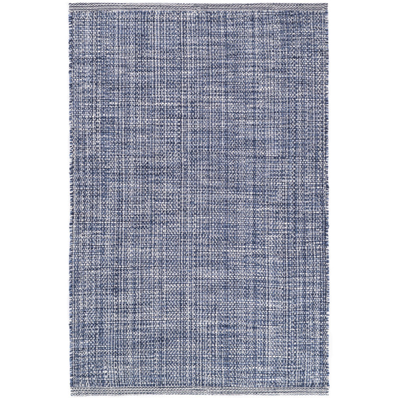 Fusion Blue Handwoven Indoor/Outdoor Rug, Rectangle 2' x 3'