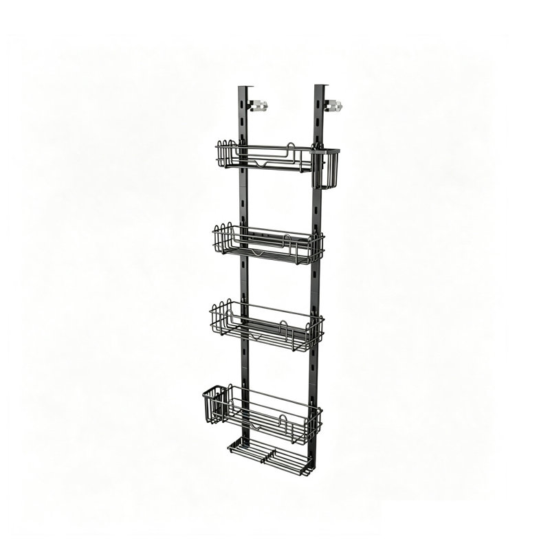 Over-the-Door Stainless Steel Shower Caddy