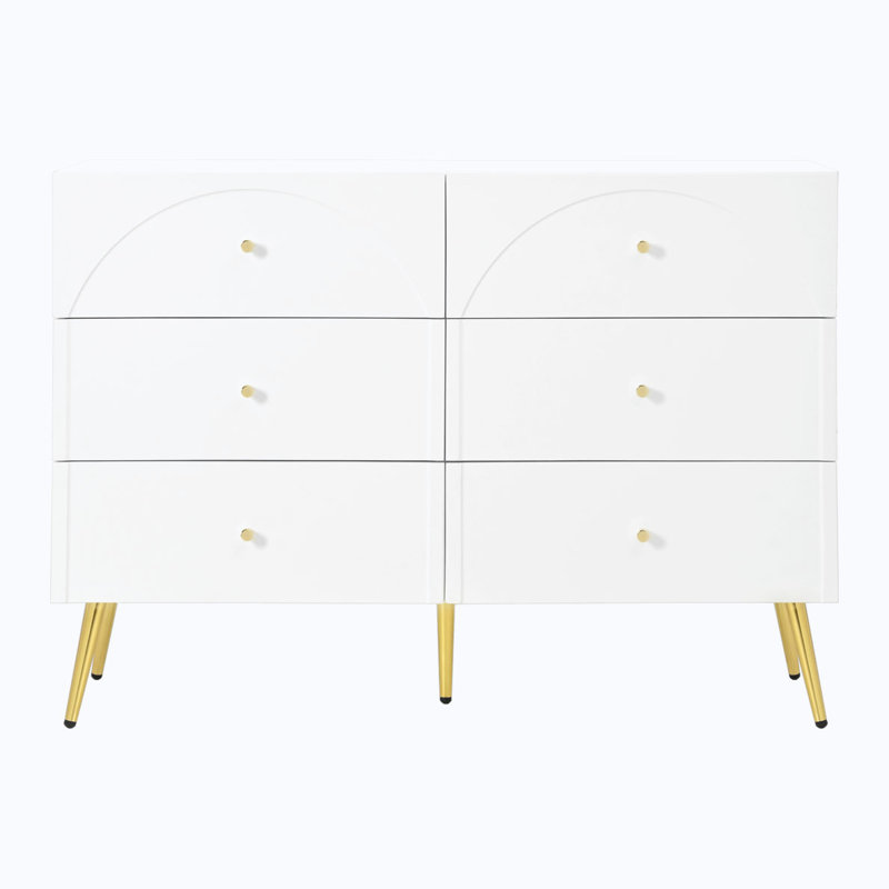 Commode à 6 tiroirs en bois