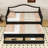 2 Drawers Twin Daybed with Twin Trundle and Upholstered Button-Tufted Backrest-575181528