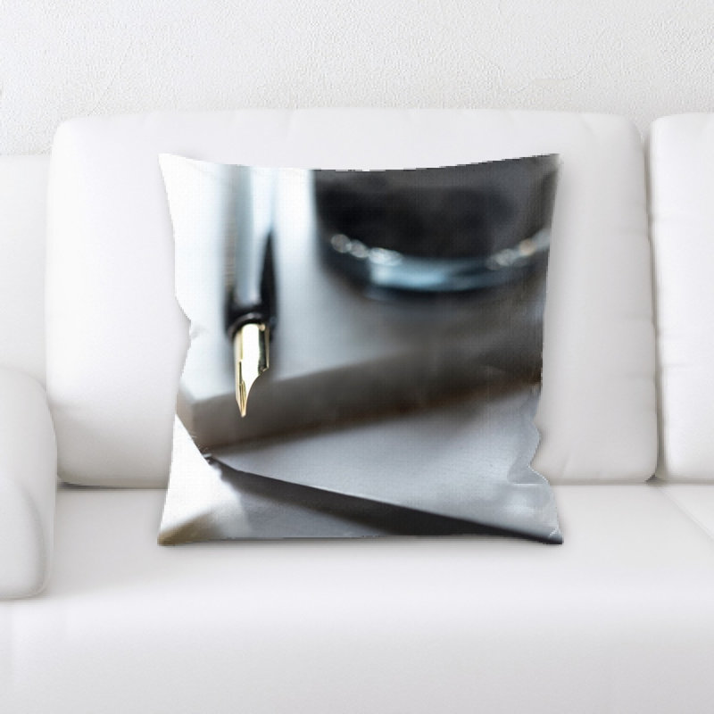 Microsuede Reversible Throw Pillow