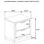Ensemble de chambre avec très grand lit 4 pièces blanc-1528315881-1528315879