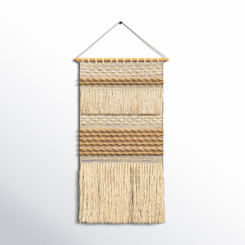 Suspension en jute Pasha avec tringle