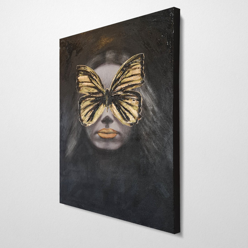 Elena - Wrapped Canvas Painting, 100cm H x 100cm W x 3cm D
