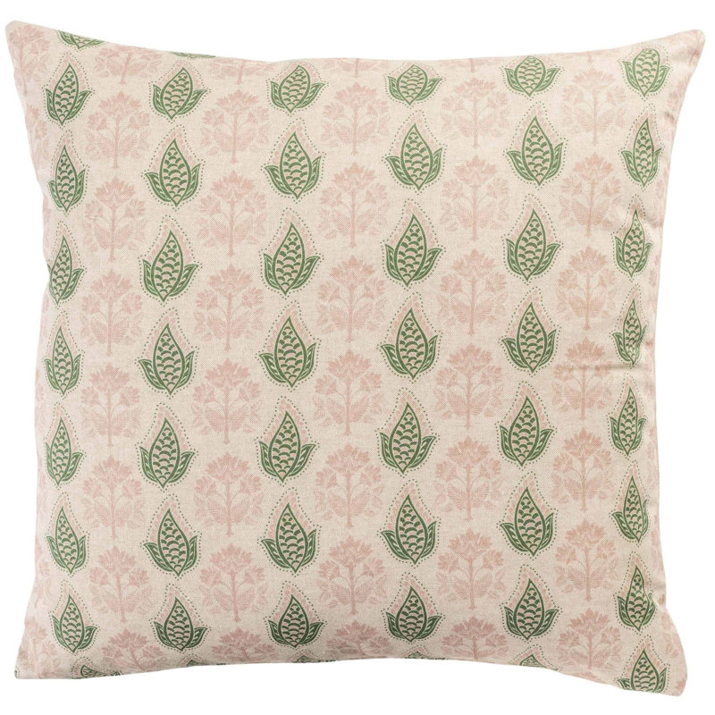 Floral Cushion, 58x58cm, Synthetic filled