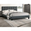Grand lit de couleur gris anthracite avec tête de lit et cadre de lit plateforme stable en bois, structure solide moderne-1410822136-1410822143