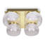 Adelyna Glass LED Flush Mount-424146966-424146967