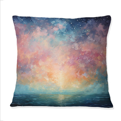 Colorful Sky Photo Celestial Mirage I - Sky Printed Throw Pillow