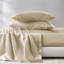 Drap-housse de luxe en satin simple - pliable, jusqu'à 16 po, 1 drap plat, 4 taies d'oreiller ajustées, compatible avec un style lisse et tendance, texture