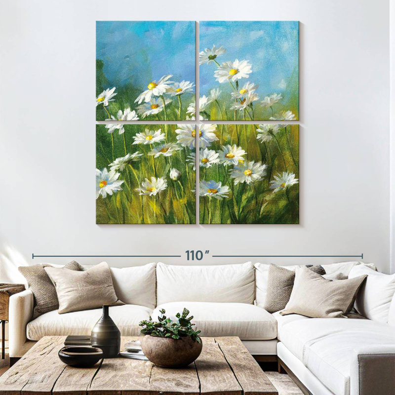 Harnek Summer Field II, 74" H x 74" W
