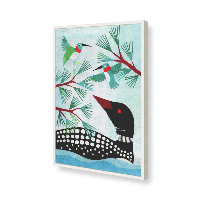 Reproduction d'art «Wilderness Collage x16» par Kim Conway, H 12 po x l 8 po, Impression sur cadre ouvert sans papier mat