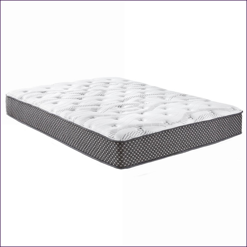 Mattresses 10'' Medium Firm Quilted Hybrid Twin Mattress | Foam+Spring | Off-White, Twin
