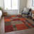 Machine Washable Indoor/Outdoor Xhevrie Chocolate Rug-206023599