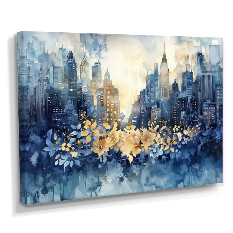 Odessie - Cityscapes Wall Art, H 12 po x l 20 po, Toile tendue, Ne s’applique pas