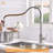 HOOSENG Pull Down Touchless Kitchen Faucet-97068156