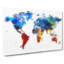 Abstract Map of the World - Wrapped Canvas-55306598