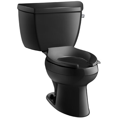 Wellworth Classic Collection K-3531-RA-7 1.0 GPF Floor Mounted Two-Piece Elongated Toilet with Right Hand Trip Lever - No Seat in -  Kohler, K3531RA7