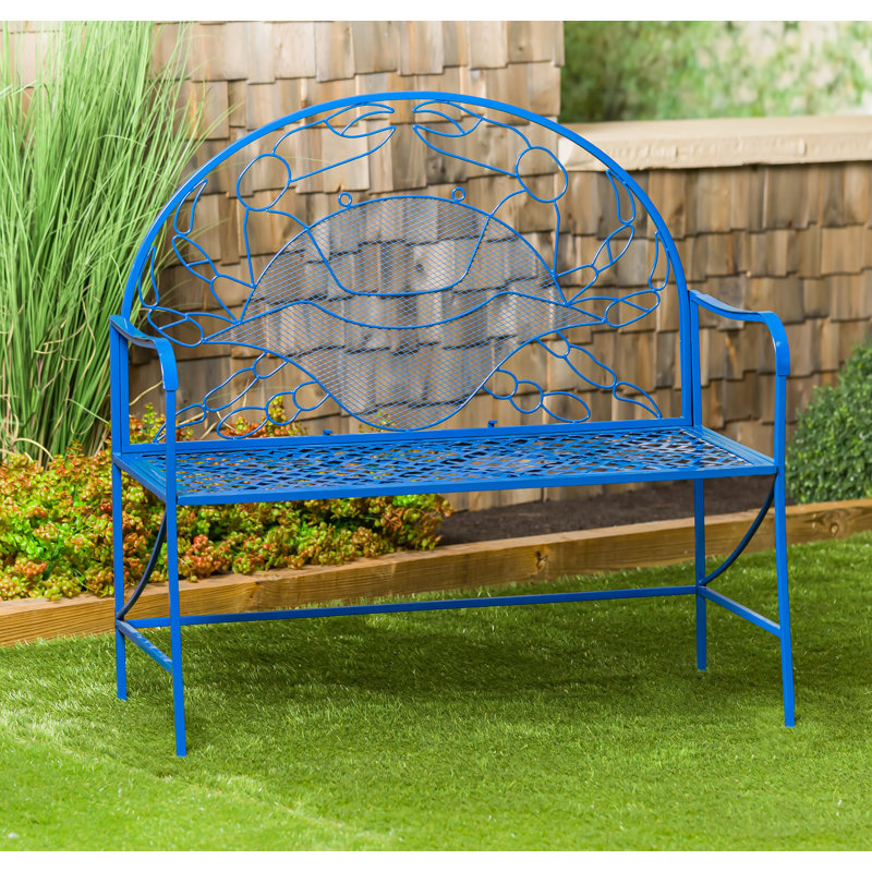 Banc de jardin en métal Crab