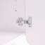 Cream Style Minimalist Shoe Cabinet With 5 Solid Wood Legs, Sideboard Buffet Cabinet With Adjustable Shelves, Large Storage Cabinet With Wave Doors For Living Room-1279453123