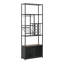 Armoire-bar sur pied 82,7 "avec support en verre