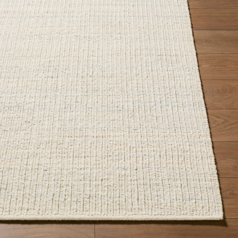 Tapis fait à la main Bern, Ivoire / gris clair / crème, Rectangle 9 pi x 12 pi
