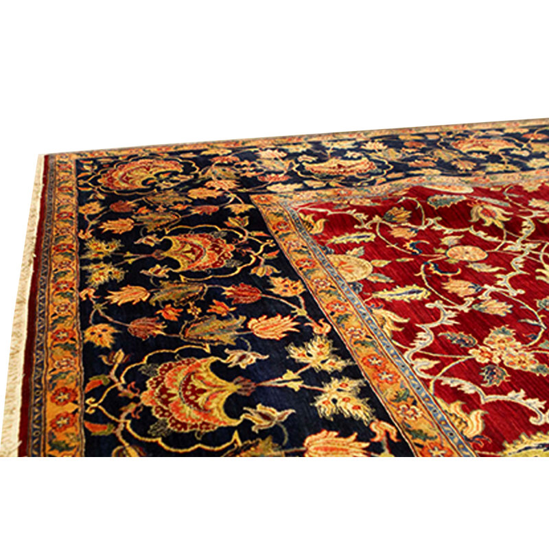 Wool Floral Area Rug