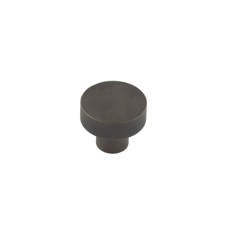 Hoxton 30mm Diameter Round Knob, Dark Bronze