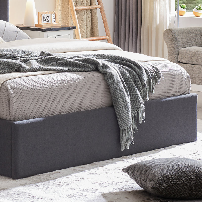 Gaillarde Hydraulic Lift Up Storage Upholstered Platform Bed